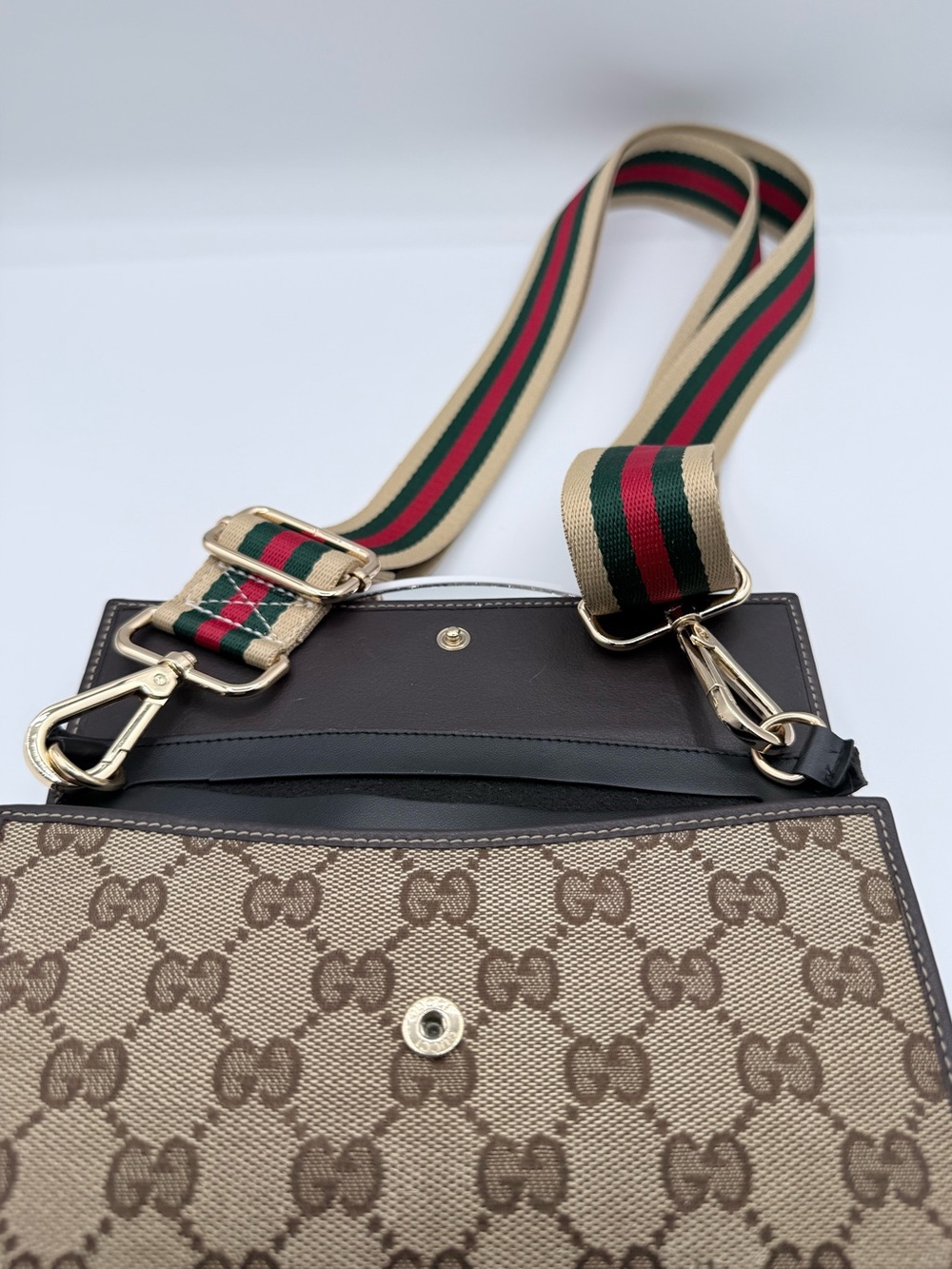 Gucci GG Supreme Continental Wallet on Chain-Customized 🍒 - Picture 14 of 17